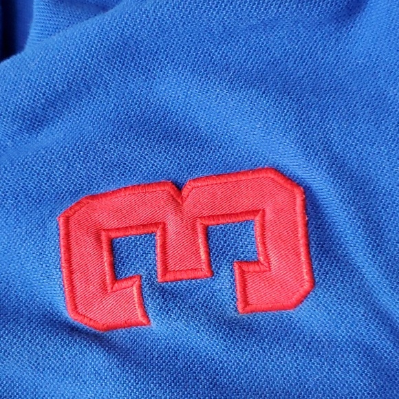 Ralph Lauren Hooded Polo Big Logo Embroidered Long Sleeve Men Blue  Size L - Picture 8 of 8